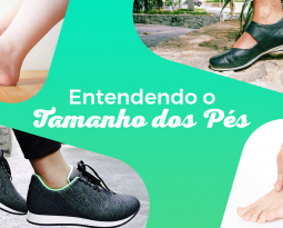 Pode ser que os seus pés tenham tamanhos diferentes
