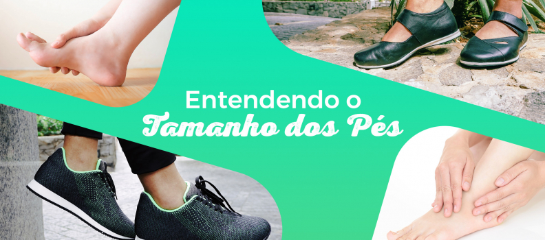 Pode ser que os seus pés tenham tamanhos diferentes